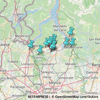 Mappa Via Santuario, 22040 Monguzzo CO, Italia (6.71)