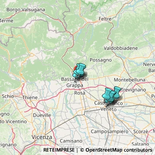 Mappa Ca' Cornaro, 36060 Romano D'ezzelino VI, Italia (11.29)