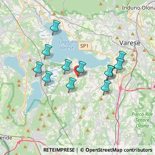 Mappa Piazza Senatore Pietro Puricelli, 21020 Bodio Lomnago VA, Italia (3.3675)