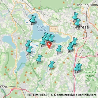 Mappa Piazza Senatore Pietro Puricelli, 21020 Bodio Lomnago VA, Italia (3.76611)