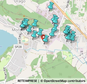 Mappa Via Canneti, 22030 Montorfano CO, Italia (0.4315)