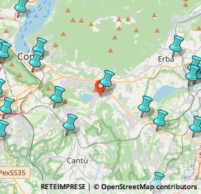 Mappa Via Canneti, 22030 Montorfano CO, Italia (6.4945)