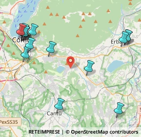 Mappa Via Canneti, 22030 Montorfano CO, Italia (5.53313)