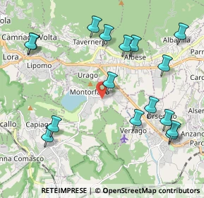 Mappa Via Canneti, 22030 Montorfano CO, Italia (2.37875)