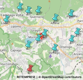 Mappa Via Canneti, 22030 Montorfano CO, Italia (2.35615)