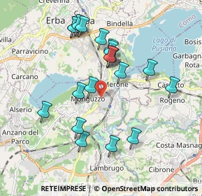 Mappa Via Papa Paolo VI', 22046 Merone CO, Italia (1.8005)