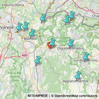 Mappa 22070 Binago CO, Italia (4.71364)