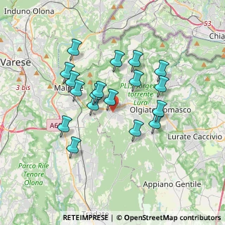 Mappa 22070 Binago CO, Italia (3.10556)