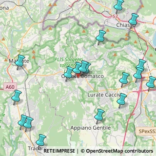 Mappa Via San Giorgio, 22077 Olgiate Comasco CO, Italia (5.9235)