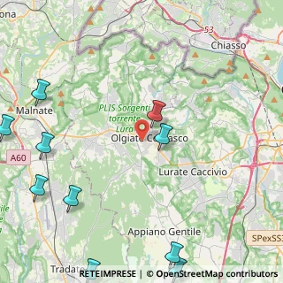 Mappa Via San Giorgio, 22077 Olgiate Comasco CO, Italia (6.63182)