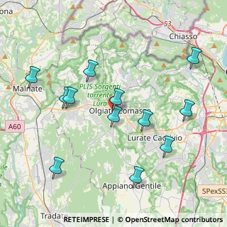 Mappa Via San Giorgio, 22077 Olgiate Comasco CO, Italia (4.2075)