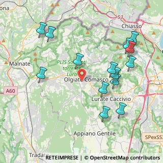 Mappa Via San Giorgio, 22077 Olgiate Comasco CO, Italia (4.445)