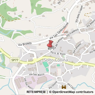 Mappa Via Teodoro Foresti, 1, 24060 Solto Collina, Bergamo (Lombardia)