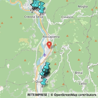 Mappa Via Tagliaferro, 13019 Varallo VC, Italia (2.946)