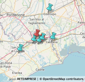 Mappa 30025 Fossalta di Portogruaro VE, Italia (38.64385)