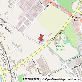 Mappa Via Ca' Cornaro, 78, 36061 Bassano del Grappa, Vicenza (Veneto)