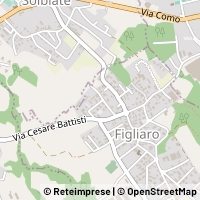 Mapa Beregazzo con Figliaro