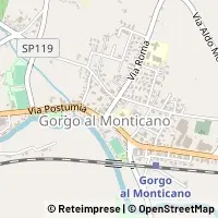 Map Gorgo al Monticano