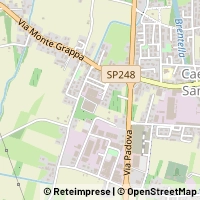 Map Caerano di San Marco