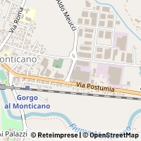 Map Gorgo al Monticano