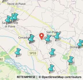Mappa Via Callarghe, 31020 San Polo di Piave TV, Italia (2.70214)