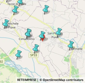 Mappa Via Callarghe, 31020 San Polo di Piave TV, Italia (2.44833)