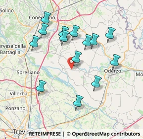Mappa Via Callarghe, 31020 San Polo di Piave TV, Italia (7.25867)