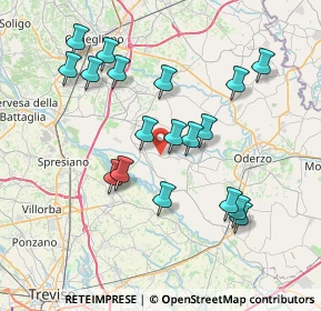 Mappa Via Callarghe, 31020 San Polo di Piave TV, Italia (7.32444)