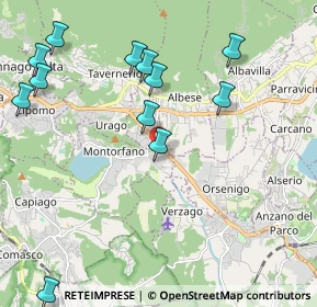 Mappa Via Nebieno, 22030 Montorfano CO, Italia (2.4175)