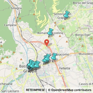 Mappa Via del Commercio, 36060 Romano D'ezzelino VI, Italia (2.23929)