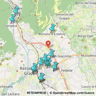 Mappa Via del Commercio, 36060 Romano D'ezzelino VI, Italia (2.41467)