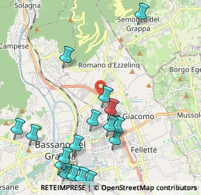 Mappa Del, 36060 Romano D'ezzelino VI, Italia (2.55765)