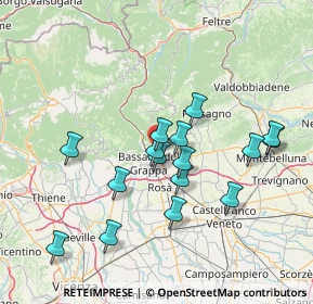 Mappa Del, 36060 Romano D'ezzelino VI, Italia (13.51375)