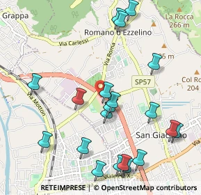 Mappa Del, 36060 Romano D'ezzelino VI, Italia (1.172)