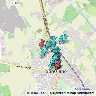Mappa Via Lombardia, 31027 Spresiano TV, Italia (0.32857)