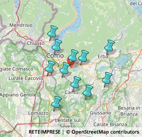 Mappa Via ai Boschi, 22030 Lipomo CO, Italia (5.70182)