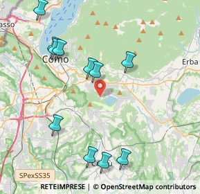 Mappa Via ai Boschi, 22030 Lipomo CO, Italia (4.45727)