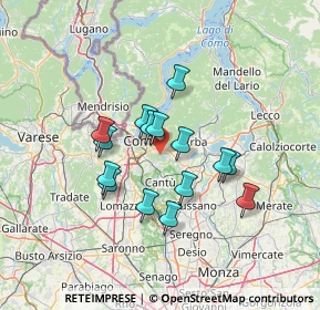 Mappa Via ai Boschi, 22030 Lipomo CO, Italia (10.83533)