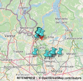Mappa Via ai Boschi, 22030 Lipomo CO, Italia (9.09)