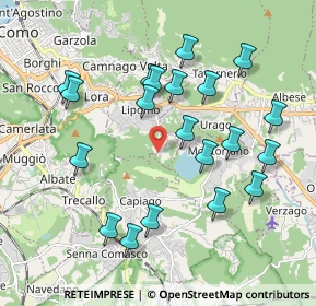 Mappa Via ai Boschi, 22030 Lipomo CO, Italia (1.9655)