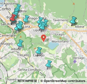 Mappa Via ai Boschi, 22030 Lipomo CO, Italia (2.4625)