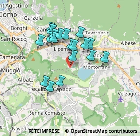 Mappa Via ai Boschi, 22030 Lipomo CO, Italia (1.471)