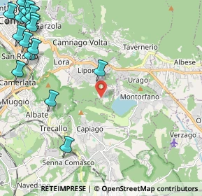 Mappa Via ai Boschi, 22030 Lipomo CO, Italia (3.53789)