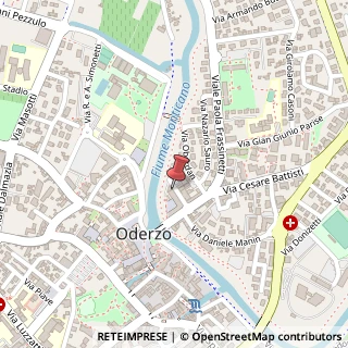 Mappa Via Francesco Zanusso, 27, 31046 Oderzo, Treviso (Veneto)