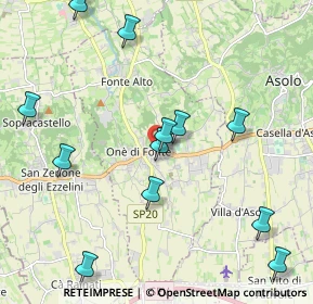 Mappa Via S. Pio X, 31010 Fonte TV, Italia (2.69267)