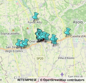 Mappa Via S. Pio X, 31010 Fonte TV, Italia (0.8875)