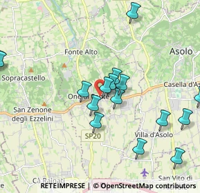 Mappa Via S. Pio X, 31010 Fonte TV, Italia (2.09375)
