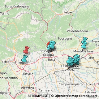 Mappa Via Fratelli Andolfatto, 36060 Romano D'ezzelino VI, Italia (14.835)