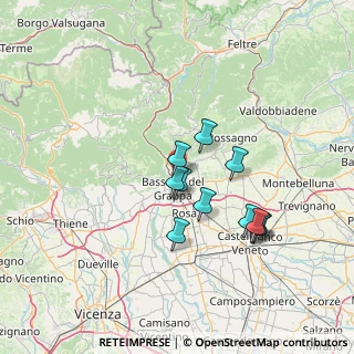 Mappa Via Andolfatto Fratelli, 36060 Romano D'ezzelino VI, Italia (11.53273)