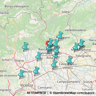Mappa Via Fratelli Andolfatto, 36060 Romano D'ezzelino VI, Italia (13.69063)